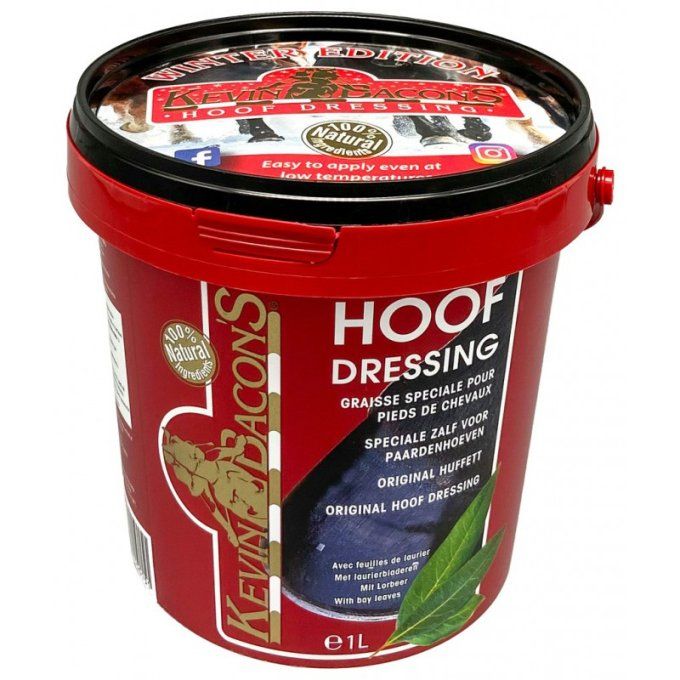 Graisse pour sabots KEVIN BACON'S Hoof Dressing - Hiver Noir 