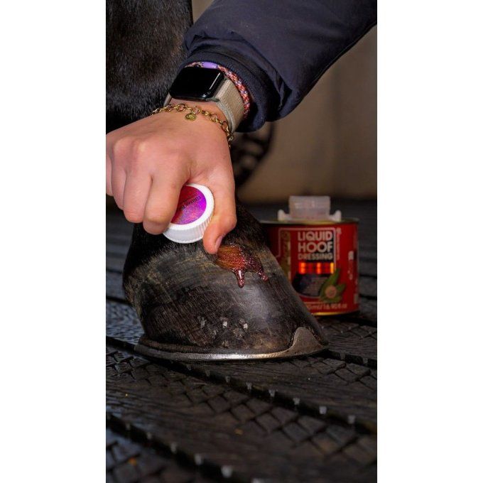 Huile pour sabots Kevin Bacon's Hoof Dressing pailleté