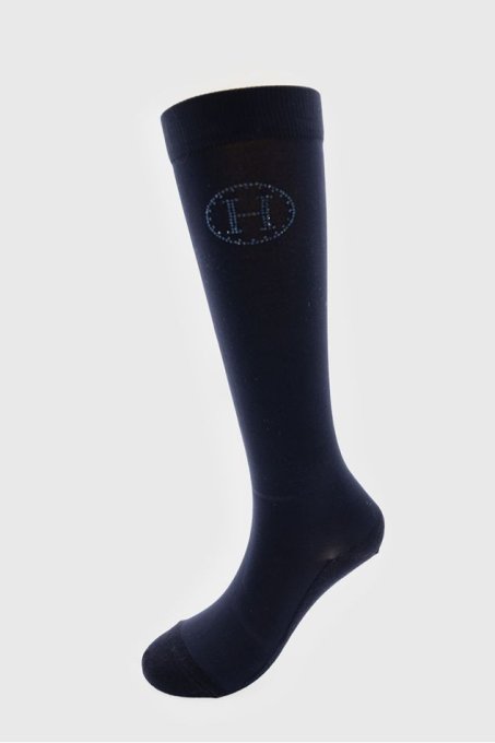 Chaussettes d'équitation Harcour ICONIC à strass – Femme
