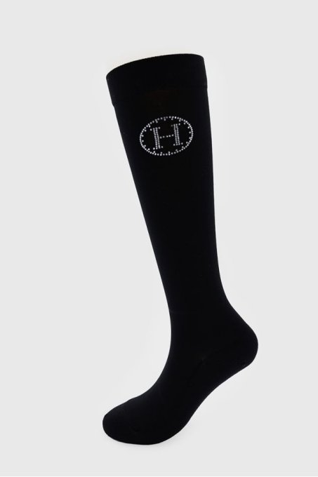 Chaussettes d'équitation Harcour ICONIC à strass – Femme