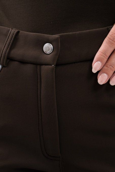    PANTALON HARCOUR Jaltika Cacao