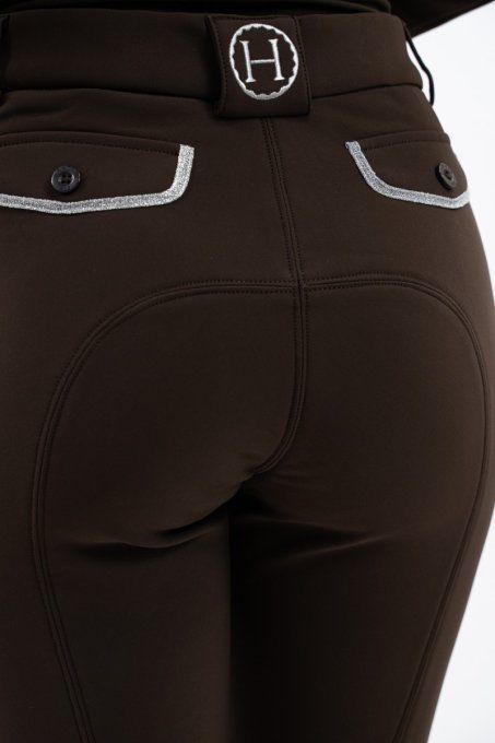    PANTALON HARCOUR Jaltika Cacao
