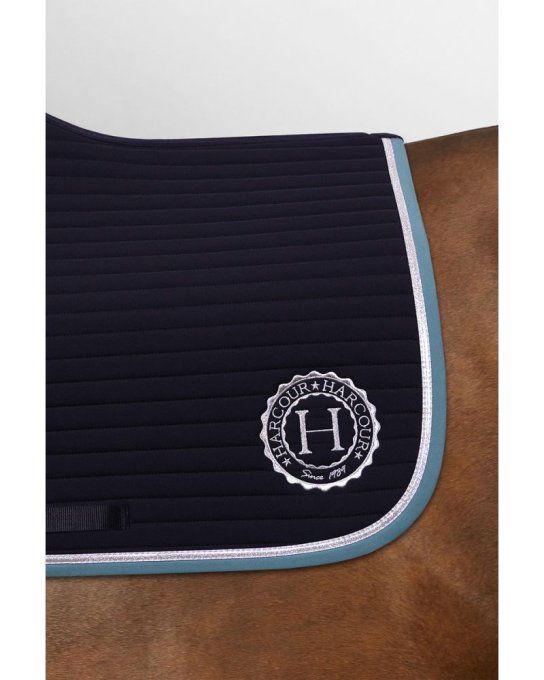 Tapis de selle KAREMBAR Marine/Paon - Harcour