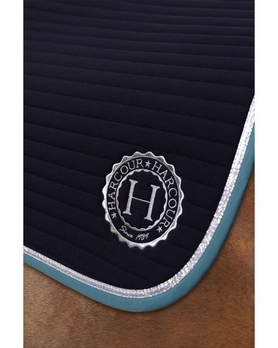 Tapis de selle KAREMBAR Marine/Paon - Harcour
