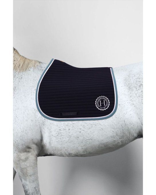Tapis de selle KAREMBAR Marine/Paon - Harcour