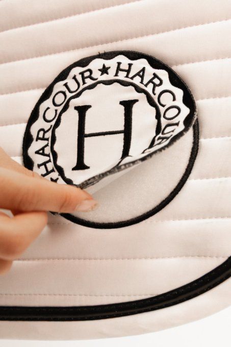 HARCOUR - Tapis de dressage - Karembar- Noir et blanc