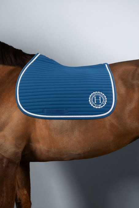 HARCOUR- Tapis de selle - KAREMBAR - Bleu lagon (sailor)