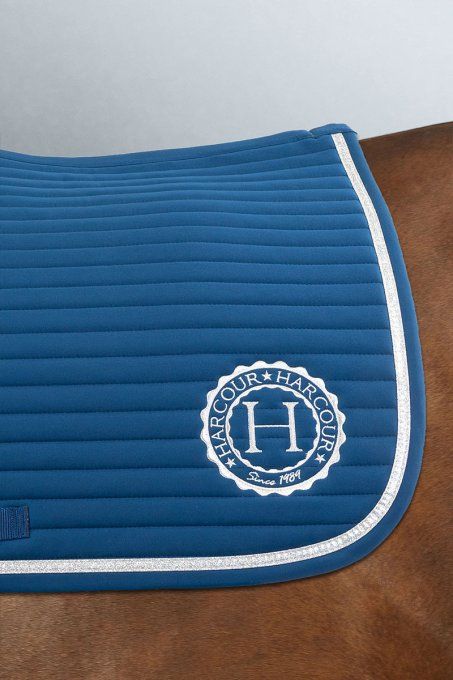 HARCOUR- Tapis de selle - KAREMBAR - Bleu lagon (sailor)