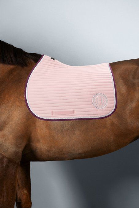 HARCOUR- Tapis de selle - KAREMBAR - Pivoine