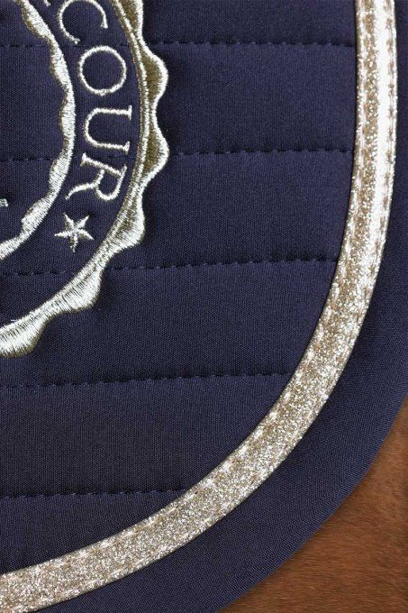 HARCOUR- Tapis de selle - KAREMBAR - Navy/Light Gold