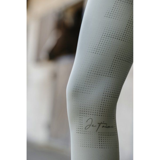 Legging EQUITHÈME Flora fond silicone - Femme