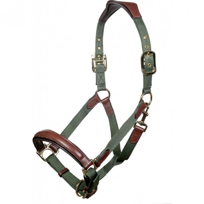Licol Cuir et Nylon LUNA
