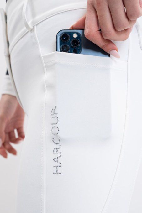 Pantalon d'équitation Luce Blanc - HARCOUR