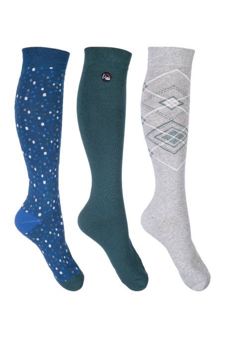 Chaussettes HKM Florida - Lot de 3