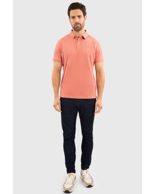 Polo Oscar Rose Aurore Harcour - Homme