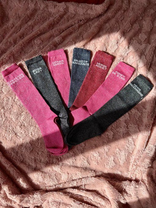 Chaussettes d'équitation à paillettes Equislay