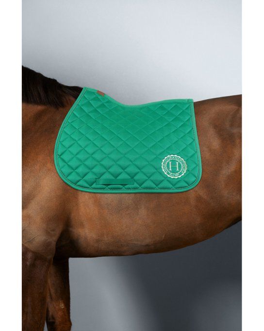 HARCOUIR - PACK Tapis Sunny et bonnet Funny Green/Light Gold