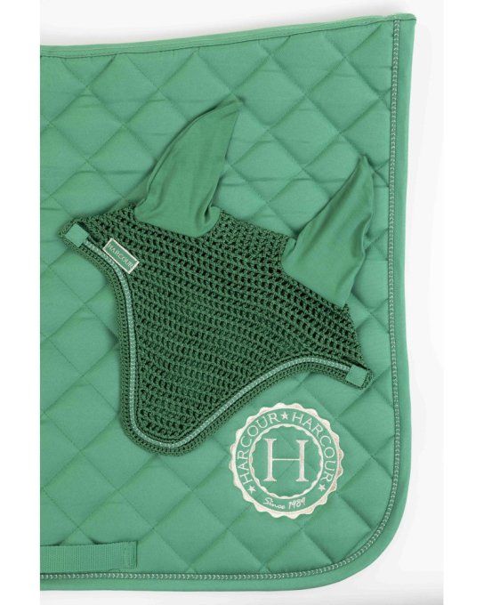 HARCOUIR - PACK Tapis Sunny et bonnet Funny Green/Light Gold