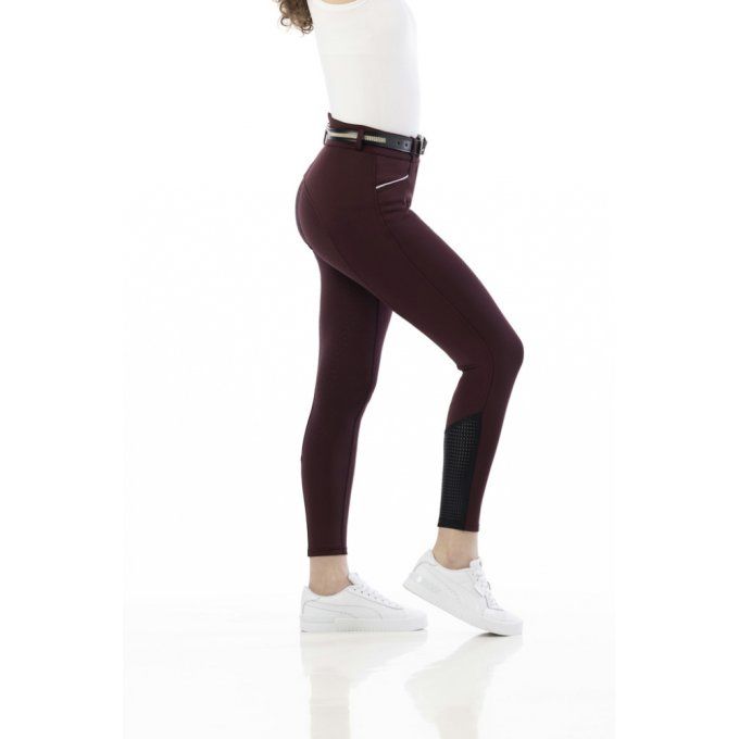 Pantalon EQUITHÈME Claudine fond silicone- Femme
