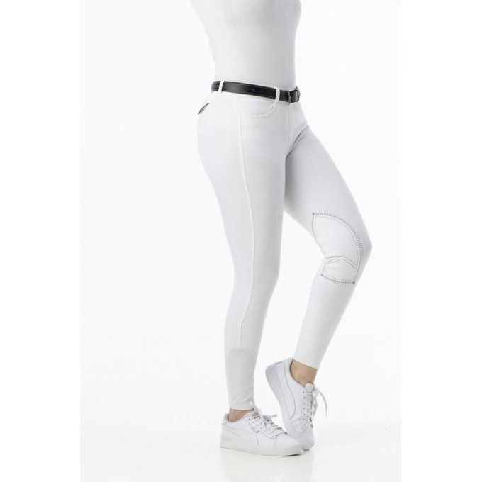 Pantalon Riding Wolrd Alexandrie Blanc