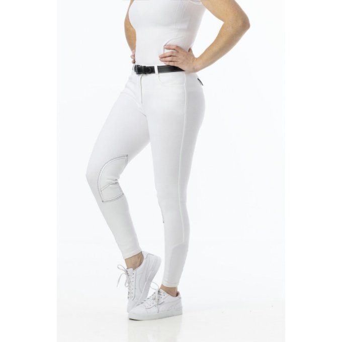 Pantalon RIDING WORLD "Alexandrie" Blanc