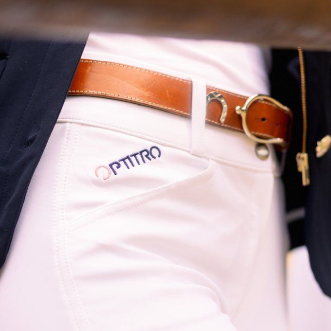 Pantalon d'équitation Ilma Blanc - Optitro 