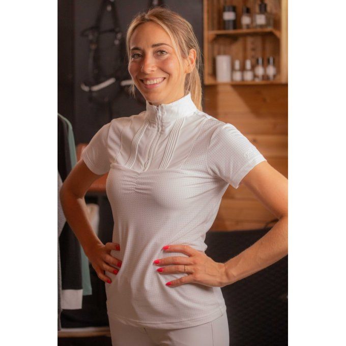 Polo de Concours PENELOPE Florence Mesh Manches Courtes - Femme