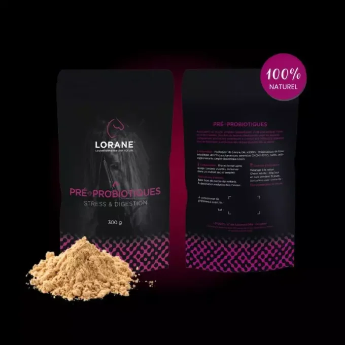 Pré + Probiotiques Lorane - Stress et digestion cheval