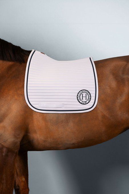 HARCOUR - Tapis de dressage - Karembar- Noir et blanc