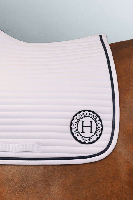 HARCOUR - Tapis de dressage - Karembar- Noir et blanc