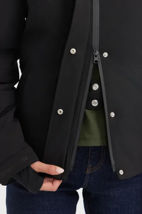 Veste imperméable Harcour Storma Noir – Femme