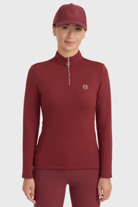 Polo manches longues Harcour Claudia femme