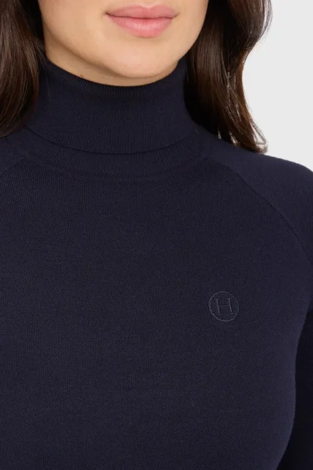 Pull col roulé Harcour Christina femme – Marine