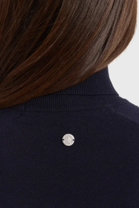 Pull col roulé Harcour Christina femme – Marine