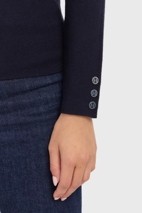 Pull col roulé Harcour Christina femme – Marine