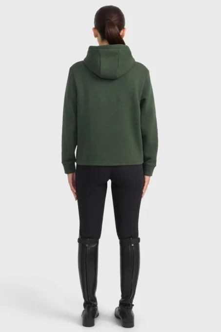 Dos brodé du sweat Harcour Charlie Trèfle