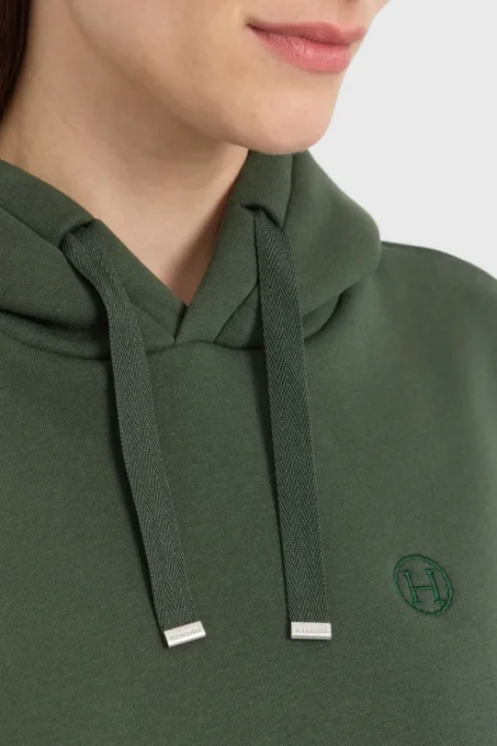 Logo ton sur ton du sweat Harcour Charlie