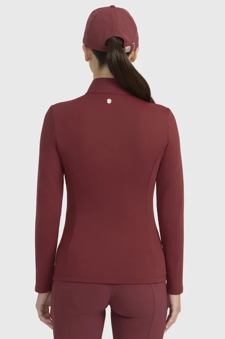 Polo manches longues Harcour Claudia femme
