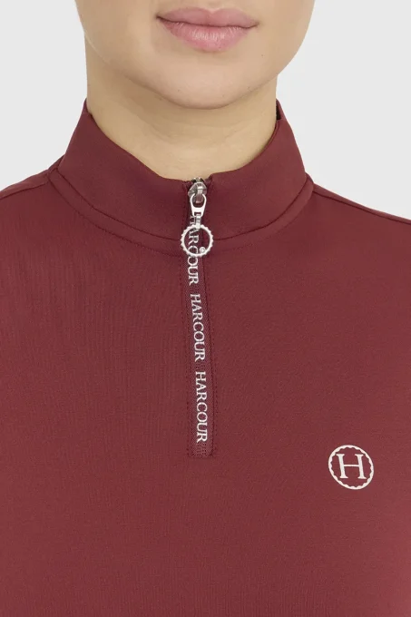 Polo manches longues Harcour Claudia femme