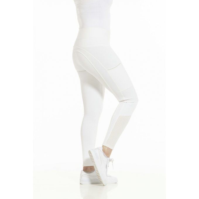 Pull-on EQUITHÈME Brigitte fond silicone Blanc - Femme