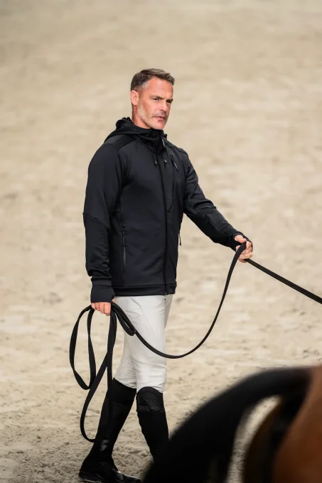 Sweatshirt zippé d'équitation Quest Horse-Pilot - Homme