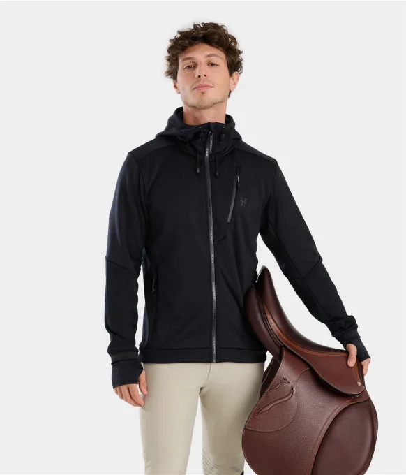 Sweatshirt zippé d'équitation Quest Horse-Pilot - Homme