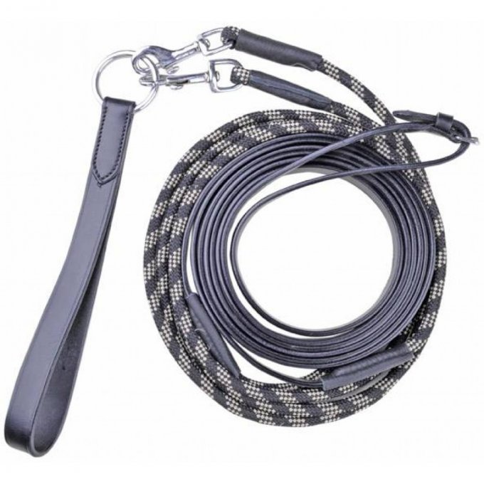 RÊNES ALLEMANDES, CORDE ET CUIR - HKM