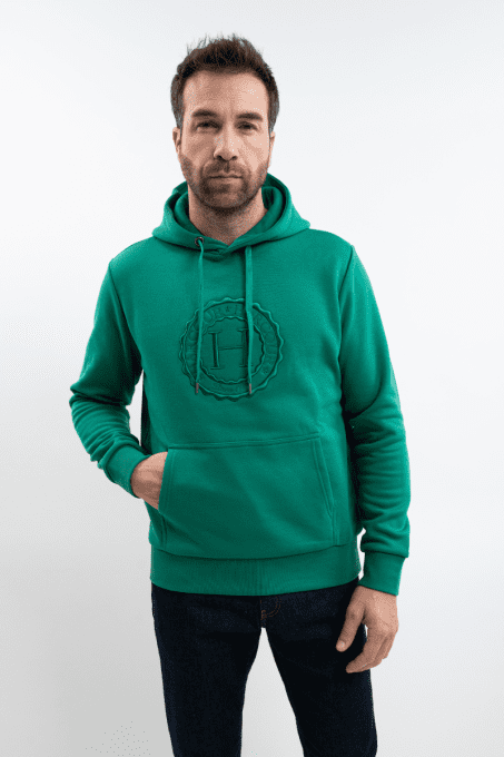 Sweat HARCOUR SAMY Unisex Emerald Green