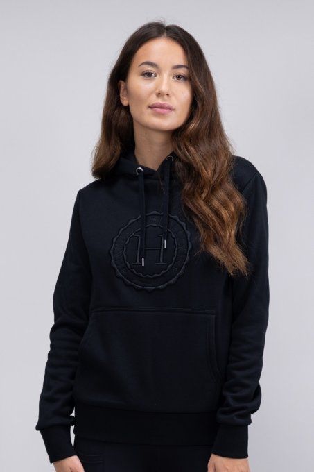  Sweat HARCOUR Samy  Noir Unisexe