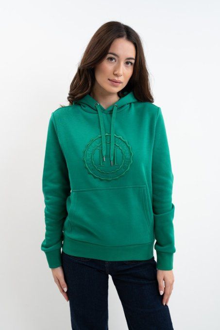Sweat HARCOUR SAMY Unisex Emerald Green