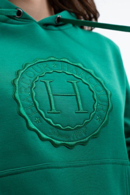 Sweat HARCOUR SAMY Unisex Emerald Green