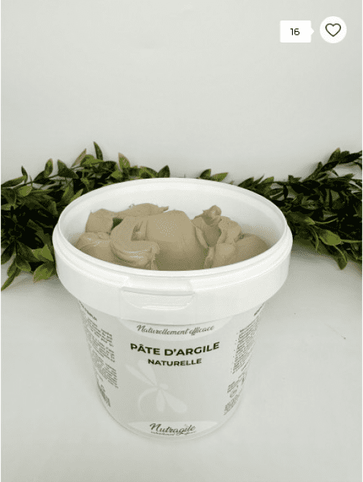 NUTRAGILE - Pâte d'argile naturelle