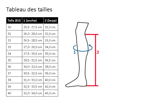 Bottes Julie Enfants - longueur et largeur standard