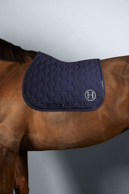 HARCOUR - Tapis de selle - Sirnali - Marine